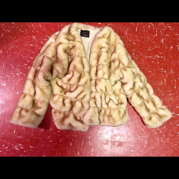 Faux fur Zara coat size M - Picture 1 of 4